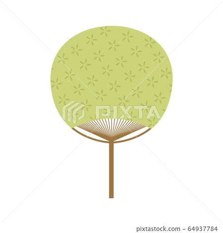 Japanese pattern fan Japanese pattern fan 64937784