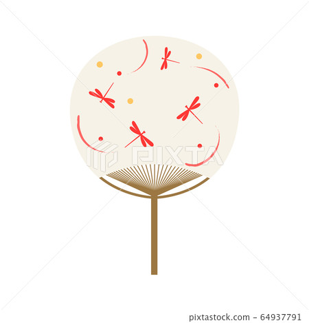 Japanese style fan 64937791
