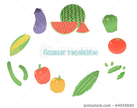 Assorted summer vegetables Assorted summer vegetables 64938080