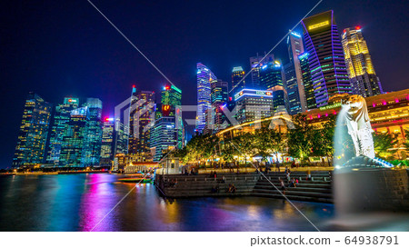 Near future night view Near future night view 64938791