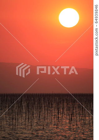 大牟田市三池港晚景觀， 64939846