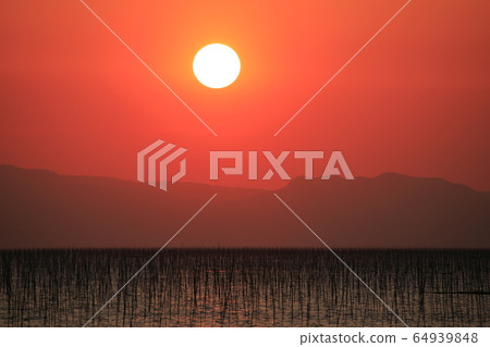 大牟田市三池港晚景觀， 64939848