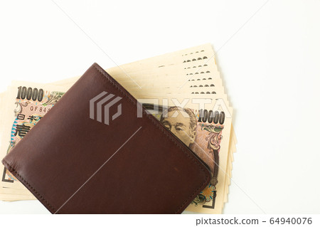 錢包10萬日元錢 64940076