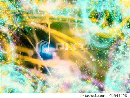 Grass with magic starry glows Grass with magic starry glows 64941438