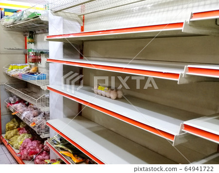 Coronavirus  panic buying concept 64941722