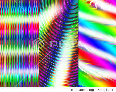Rainbow color curve pattern illustration - Stock Illustration [64941784 ...
