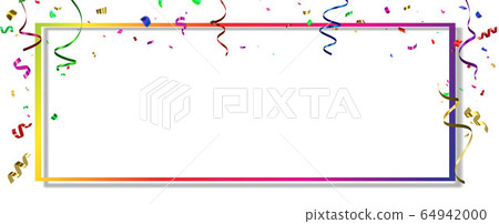 confetti concept design template holiday Happy confetti concept design template holiday Happy 64942000