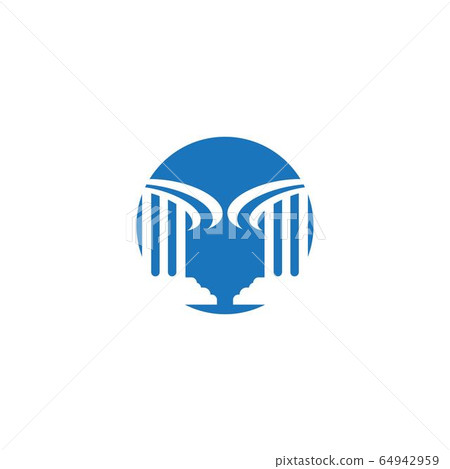 Column icon Template vector illustration Column icon Template vector illustration 64942959