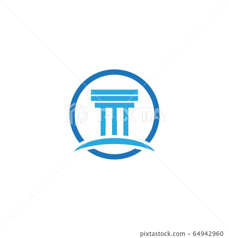 Column icon Template vector illustration 64942960