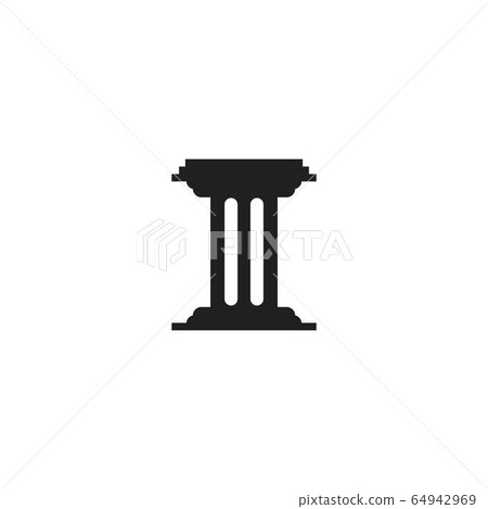 Column icon Template vector illustration Column icon Template vector illustration 64942969