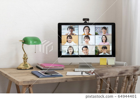 Online meeting Web conference image Online meeting Web conference image 64944401