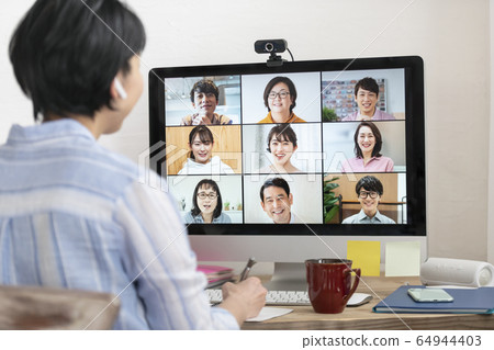 Online meeting Web conference image 64944403