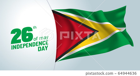 Guyana independence day greeting card, banner, vector illustration Guyana independence day greeting card, banner, vector illustration 64944636
