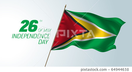 Guyana happy independence day vector banner, greeting card Guyana happy independence day vector banner, greeting card 64944638