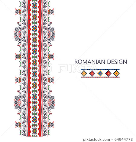 Romanian vertical border 3 64944778