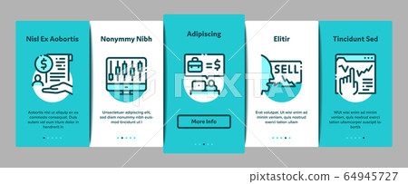 Broker Advice Business Onboarding Elements Icons Set Vector Broker Advice Business Onboarding Elements Icons Set Vector 64945727