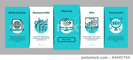 Inbound Marketing Onboarding Elements Icons Set Vector Inbound Marketing Onboarding Elements Icons Set Vector 64945744