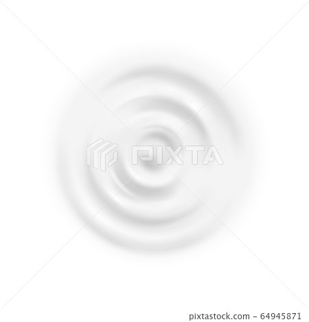 Ripple Capillary Liquid Waves Flat Lay Vector 64945871