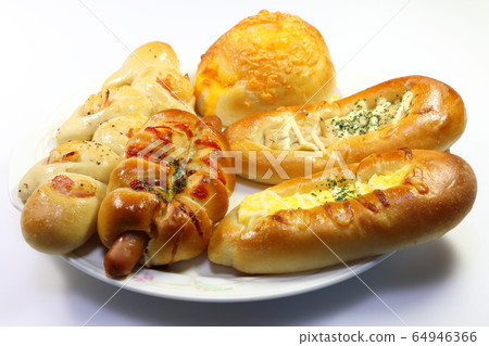 Side dish bread (5 types) 64946366