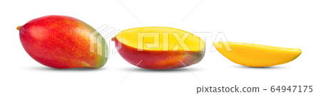 mango fruit isolated on white background. full depth of field mango fruit isolated on white background. full depth of field 64947175