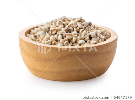 Pile of Adlay millet ( pearl millet or Job's tears Pile of Adlay millet ( pearl millet or Job's tears 64947179