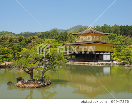 Fresh green Kinkaku-ji Fresh green Kinkaku-ji 64947276