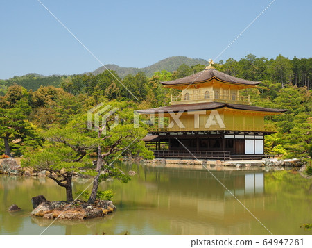 Fresh green Kinkaku-ji Fresh green Kinkaku-ji 64947281