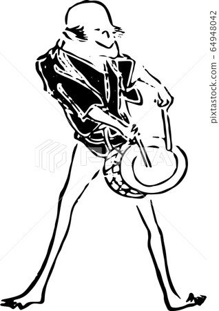 一個滿意地打鼓的人 64948042