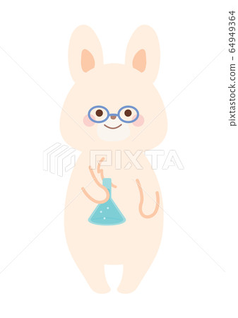 進行實驗的化學家的兔子 64949364