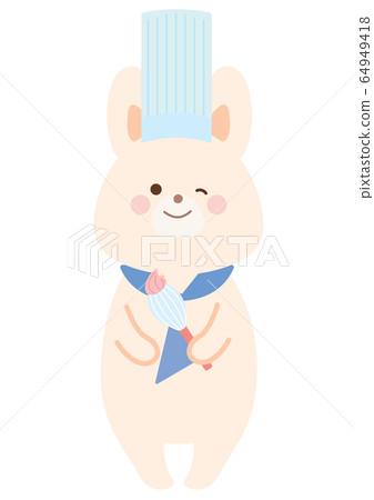 Pastry chef rabbit 64949418