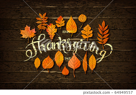 Happy Thanksgiving holiday banner Happy Thanksgiving holiday banner 64949557