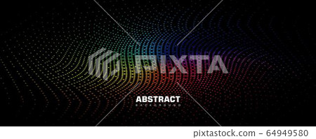 Abstract background with horizontal lines 64949580
