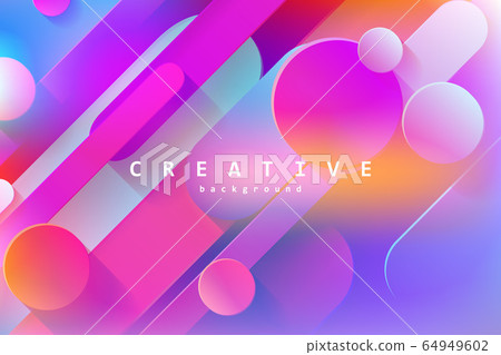 Colorful geometric background Colorful geometric background 64949602