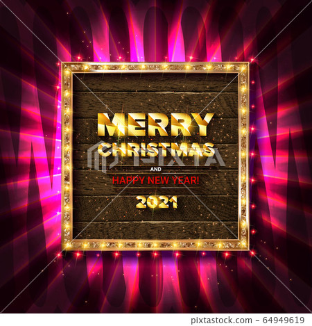 Merry Christmas and happy New year 2021 64949619