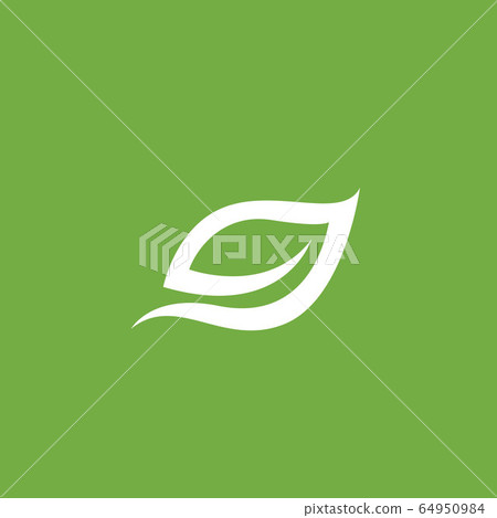 Leaf logo green nature vector Leaf logo green nature vector 64950984