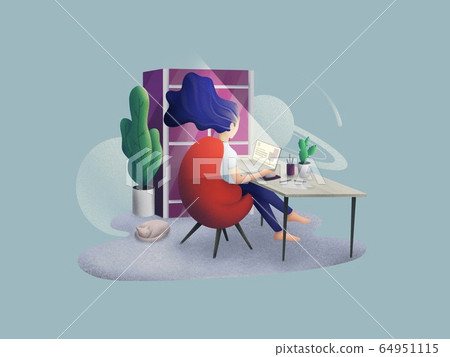 Remote Working or Freelance Daily Online Routine. Remote Working or Freelance Daily Online Routine. 64951115