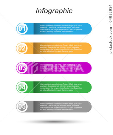 Modern Design Template, can be used for info-graphics, banners for web layout. 64952954
