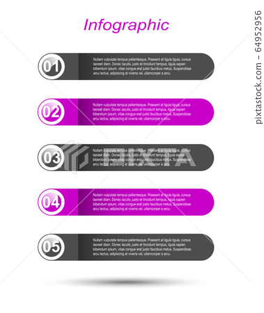 Modern Design Template, can be used for info-graphics, banners for web layout. 64952956