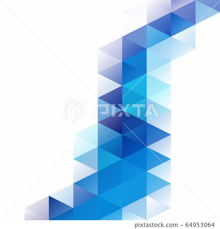 Blue Grid Mosaic Background, Creative Design 64953064