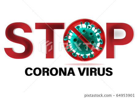 Pandemic stop Coronavirus (CoVID-19) outbreak concept. 2019-nCoV quarantine banner. Pandemic stop Coronavirus (CoVID-19) outbreak concept. 2019-nCoV quarantine banner. 64953901