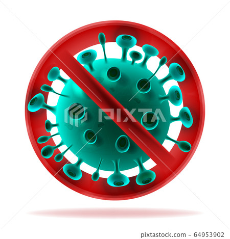 Pandemic stop Coronavirus (CoVID-19) outbreak concept. 2019-nCoV quarantine banner. Pandemic stop Coronavirus (CoVID-19) outbreak concept. 2019-nCoV quarantine banner. 64953902