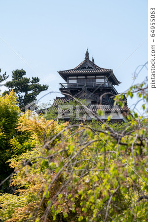 Fukui Prefecture Maruoka Castle (the oldest existing castle tower in Japan) Early May 2020 Fukui Prefecture Maruoka Castle (the oldest existing castle tower in Japan) Early May 2020 64955063