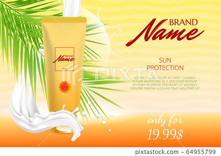 Design of advertising poster for cosmetics for 64955799