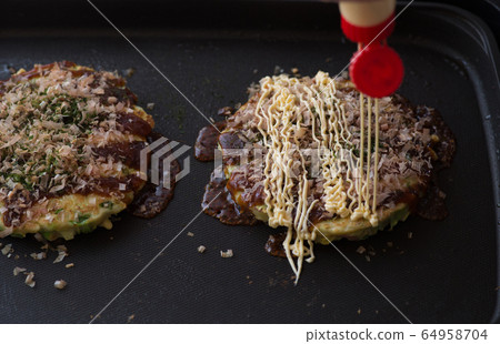 Okonomiyaki meal Okonomiyaki meal 64958704