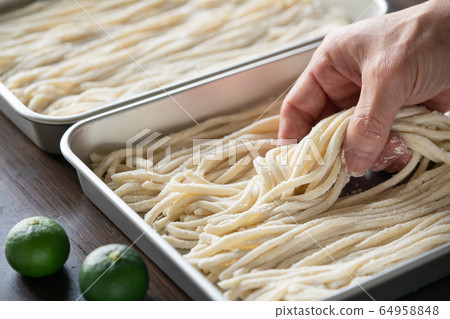 Sanuki Udon Noodles 64958848