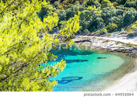 Island of Brac in Croatia, Europe. Beautiful Place. 64958864