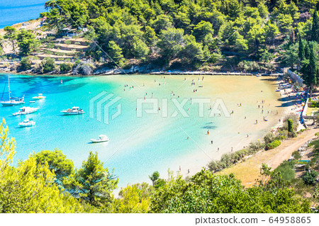 Island of Brac in Croatia, Europe. Beautiful Place. 64958865