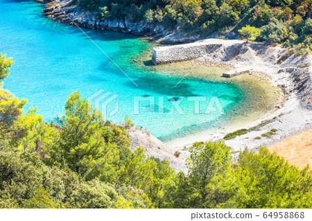 Island of Brac in Croatia, Europe. Beautiful Place. Island of Brac in Croatia, Europe. Beautiful Place. 64958868