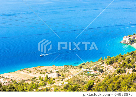 Island of Brac in Croatia, Europe. Beautiful Place. 64958873