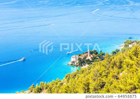 Island of Brac in Croatia, Europe. Beautiful Place. 64958875